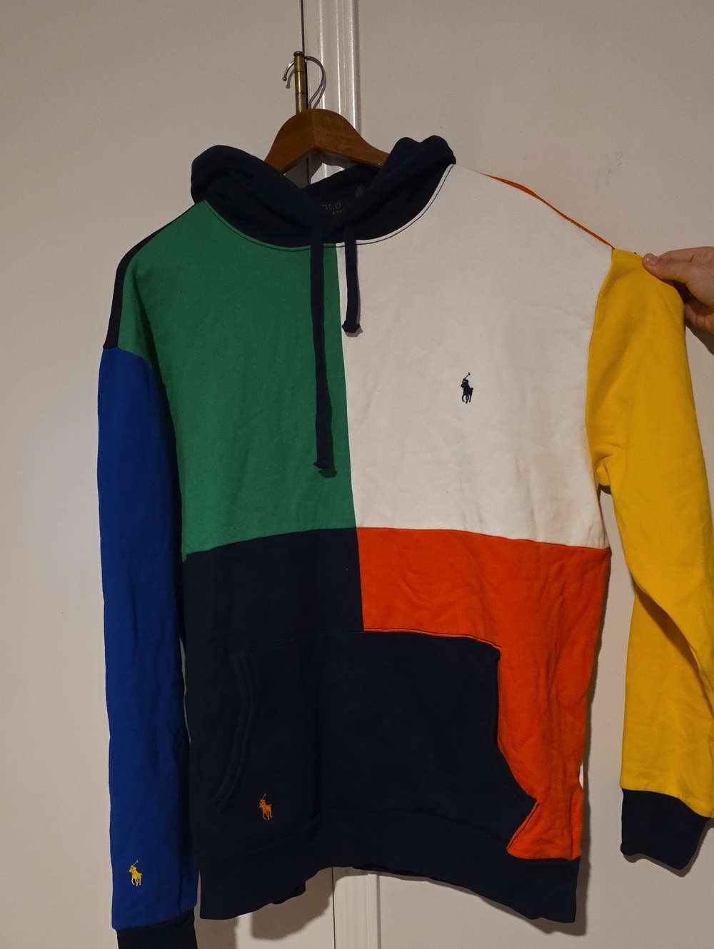 Polo by Ralph Lauren Multicolor Block Pullover Hoodie